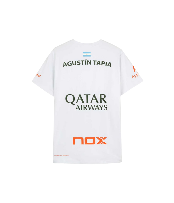 Playera Nox Agustin Tapia Blanca 2024
