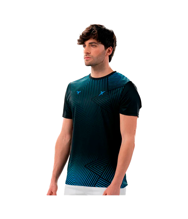Playera Drop Shot Abian Negro 2024 Campa