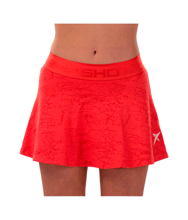 Falda Drop Shot Cayene Rojo 2024