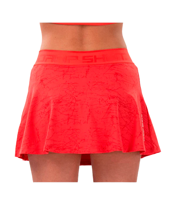 Falda Drop Shot Cayene Rojo 2024